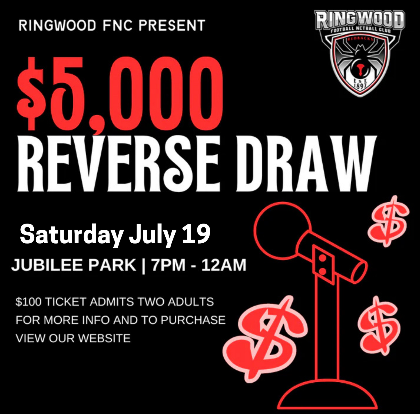 $5000 Reverse Draw