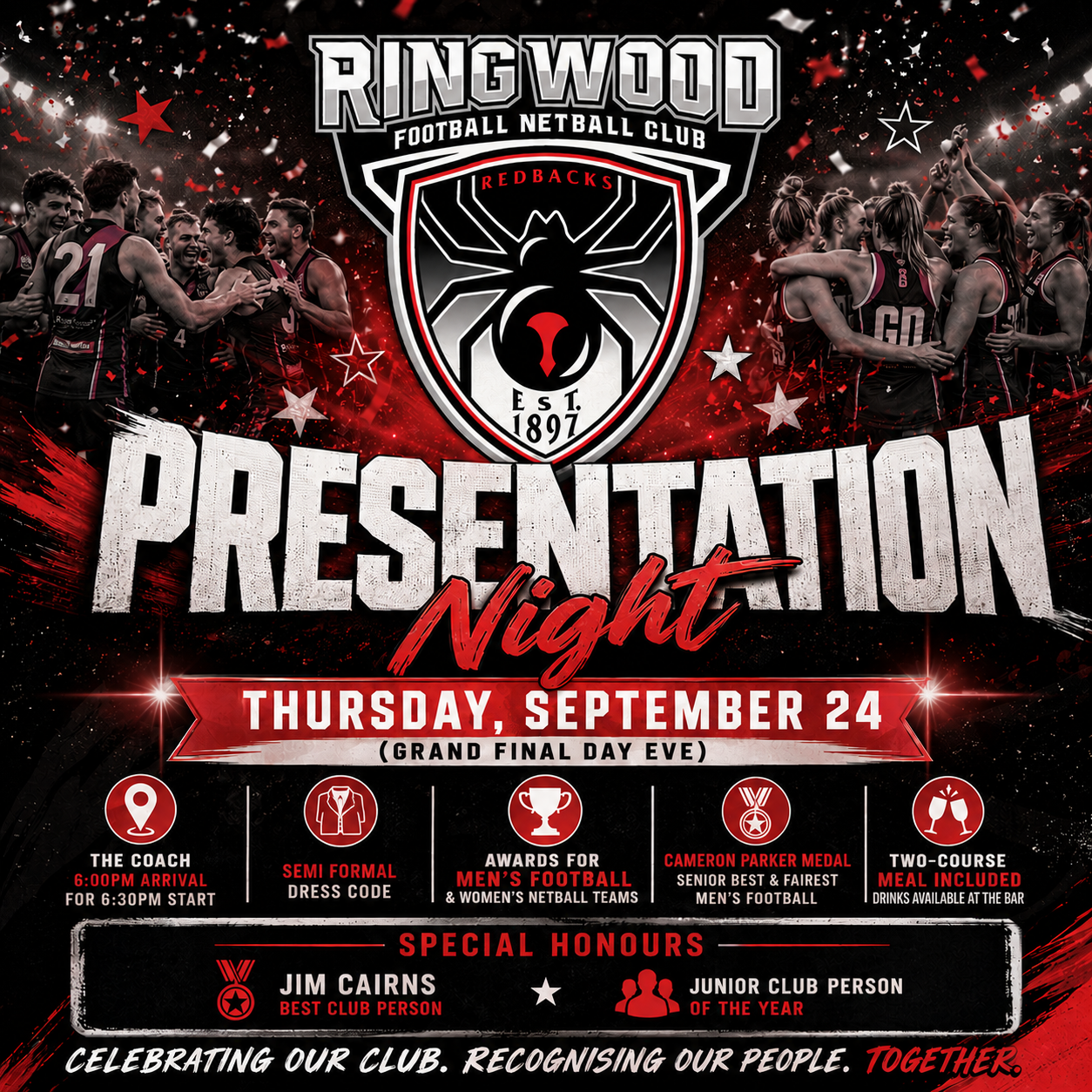 Ringwood Football & Netball Club Presentation Night