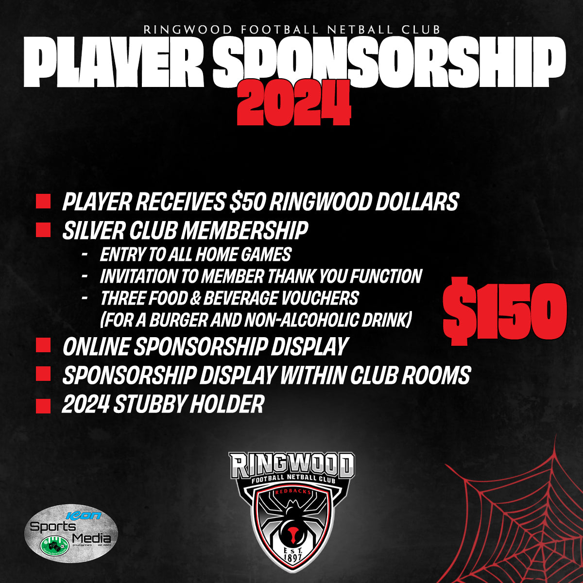 2025 Player Sponsorship Package ringwoodfnc